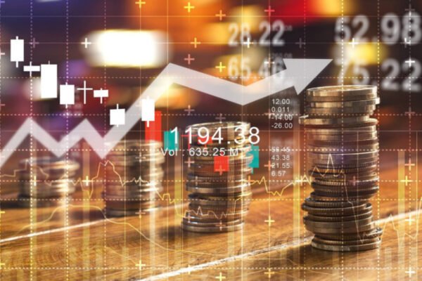 Crypto Coins and Uptrend Graph