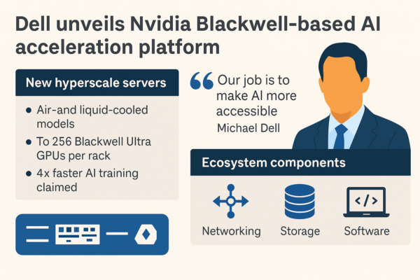 Dell Unveils Blackwell-Powered AI Servers to Accelerate Enterprise Adoption in 2025
