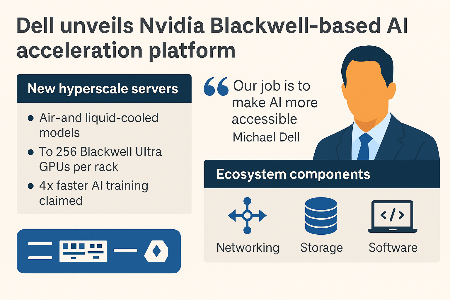 Dell Unveils Blackwell-Powered AI Servers to Accelerate Enterprise Adoption in 2025