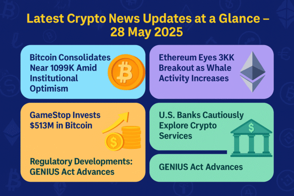 Latest Crypto News Updates at a Glance – 28 May 2025 Latest Crypto News Updates at a Glance – 28 May 2025
