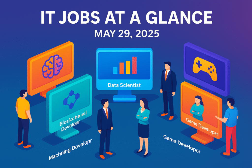 Latest IT Jobs at a Glance – May 29, 2025 Latest IT Jobs at a Glance – May 29, 2025