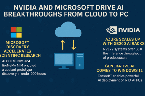 NVIDIA and Microsoft Drive AI Breakthroughs from Cloud to PC